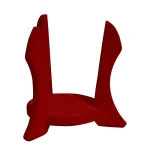 Suport decorativ 3 braţe Tom, realizat manual din lemn ușor. Design modern, ideal pentru un decor elegant și un ambient cald.