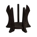 Suport decorativ 5 braţe Hug, realizat manual din lemn ușor. Design modern, ideal pentru un decor elegant și un ambient cald.